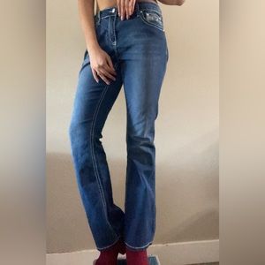Blue denim stretchy size 10 Love X Indigo jeans